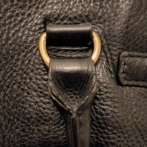 Black leather bag - Micheal Kors Hamilton Satchel Handbag - Picture 16 of 16